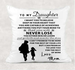 To My Daughter Love Mom