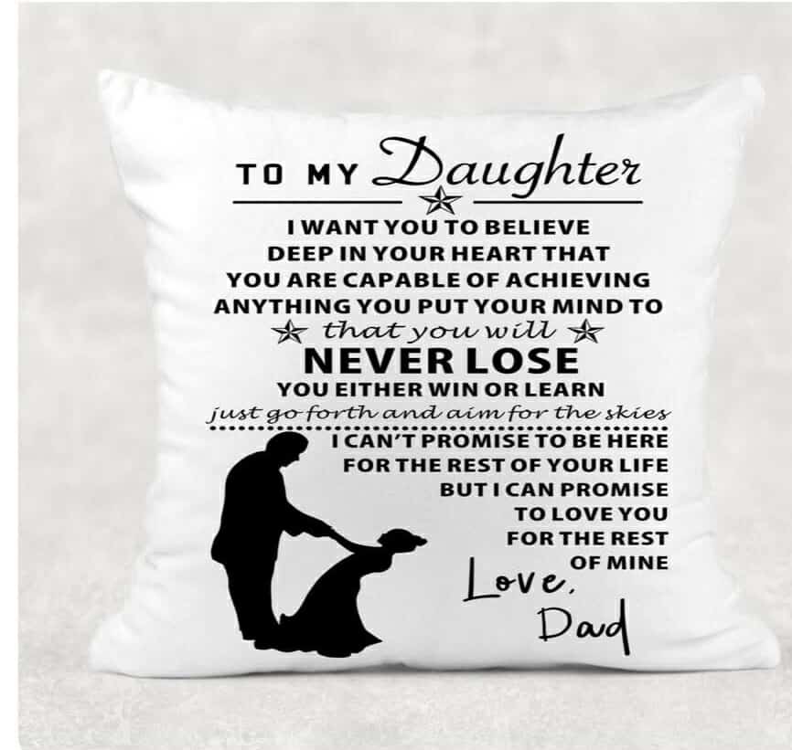 To My Daughter Love Dad