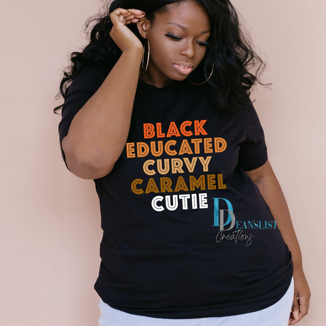 Black Educated Curvy Caramel